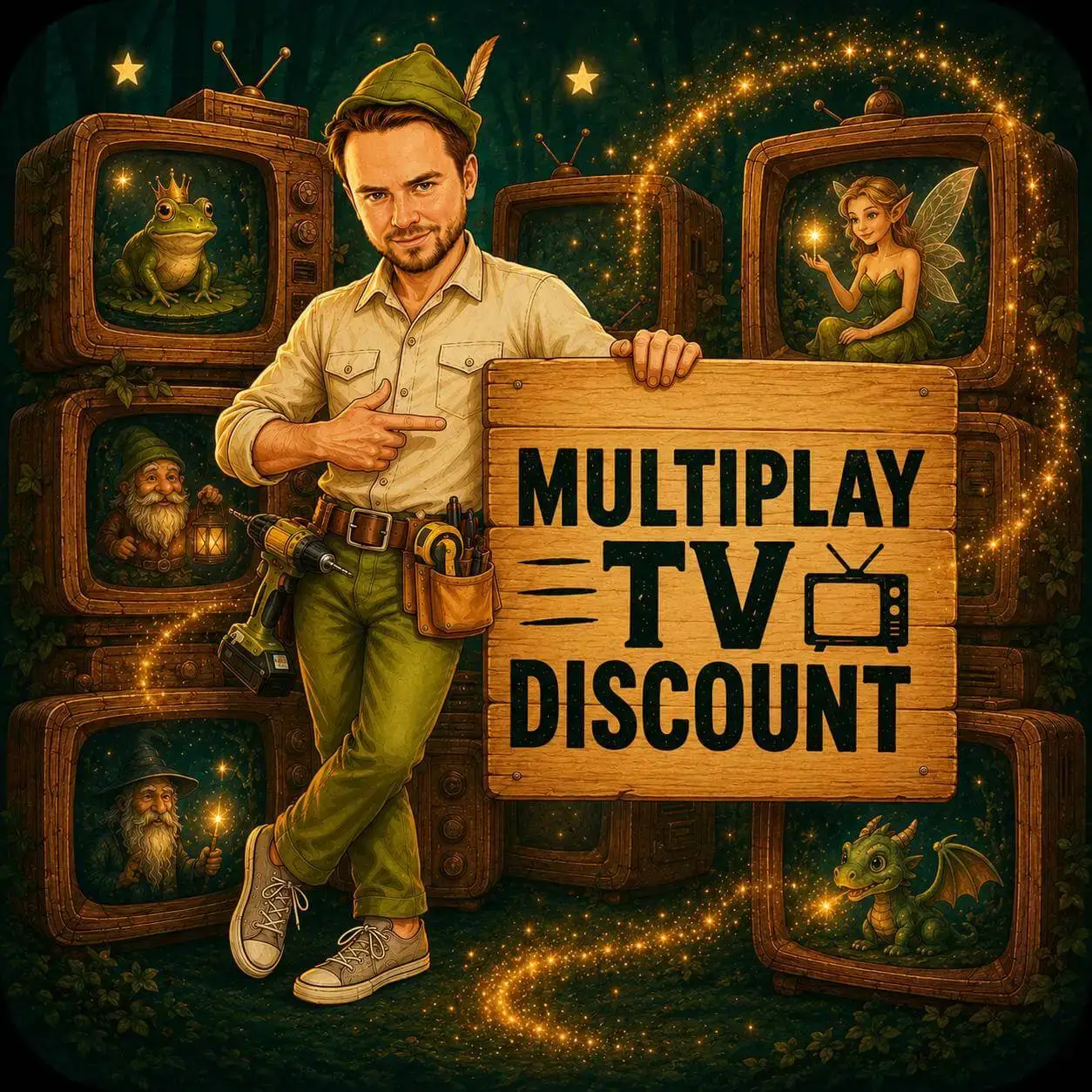 Multiple TV mounting discount service in Tampa Bay Florida